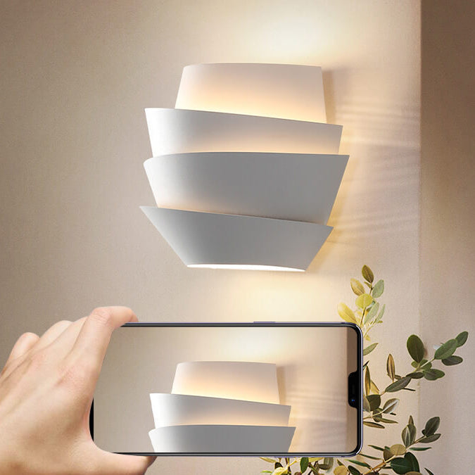 Floroux Lampe murale scandinave à double éclairage | Design moderne | Idéal pour le salon et la chambre