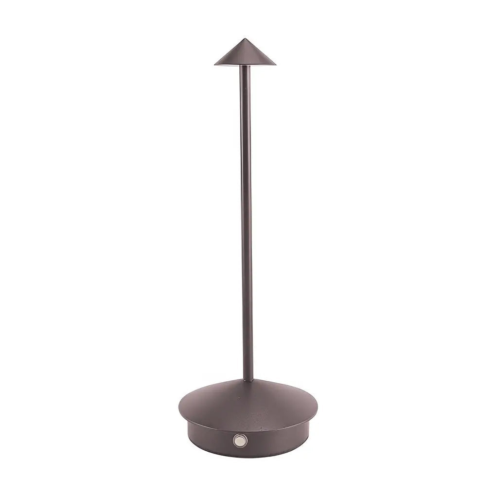 LumiGlow - Lampe de table à toucher USB en forme de champignon triangulaire avec dimmable à 3 niveaux