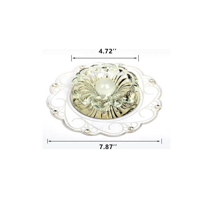 Floroux LED Plafonnier | Conception de Fleur Créative | Lampe de Plafond Ronde | Économe en Énergie & Moderne