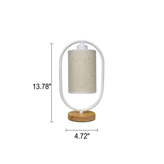 Floroux Lampe de Table Nordic | Dimmable | Abat-jour en Lin | Éclairage LED pour la Maison
