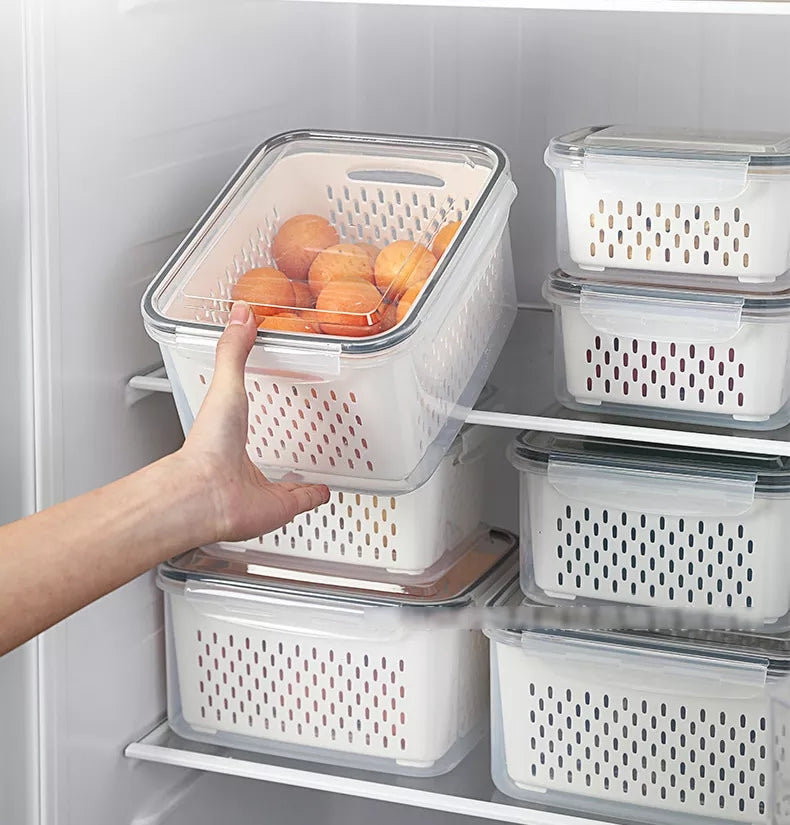 3 en 1 Récipients de Stockage Alimentaire Multifonctionnels