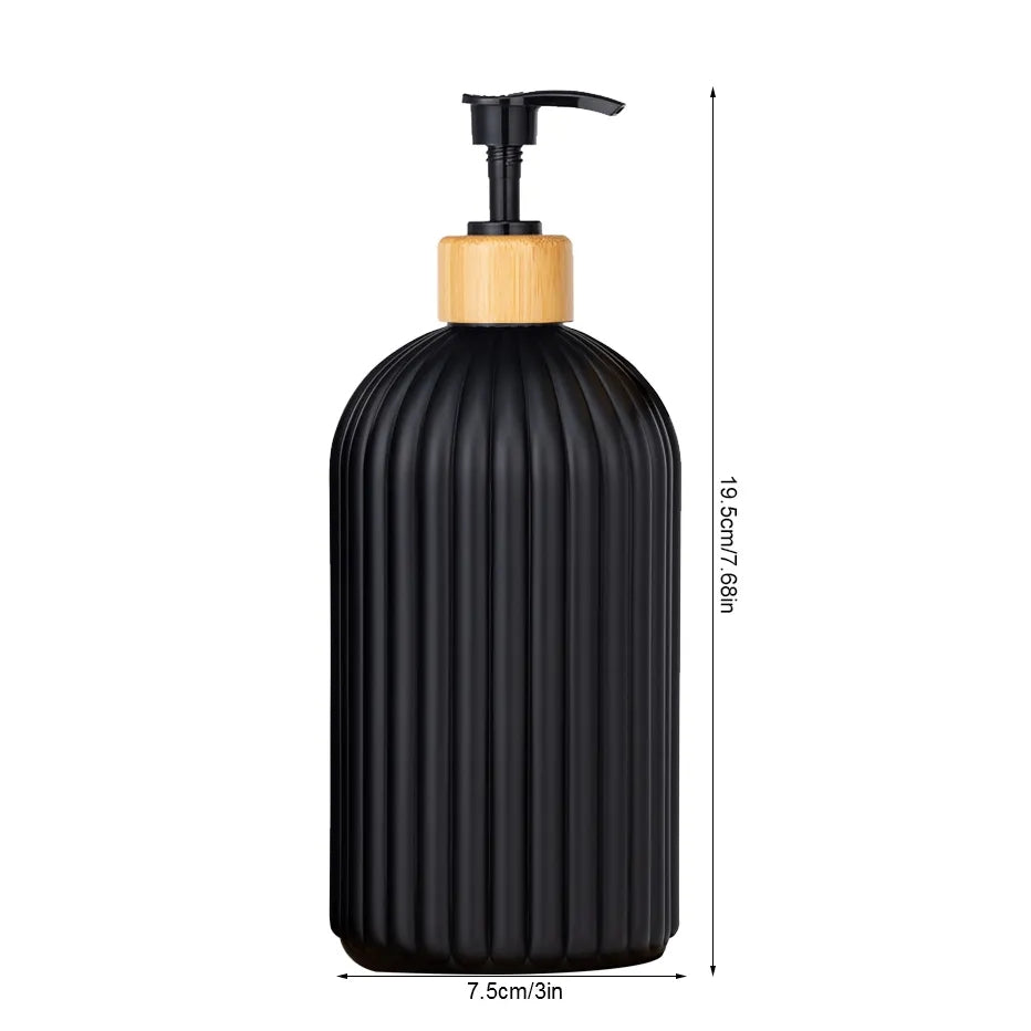 Bouteille de lotion en verre savon