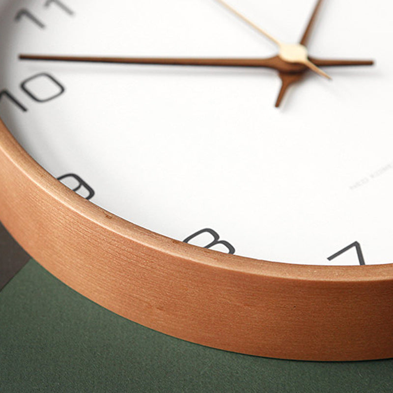 Horloge Murale en Bois Rustique – Ajout Silencieux et Intemporel à Votre Intérieur