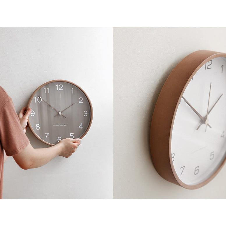 Décoration murale analogique - Horloge en bois pour la maison