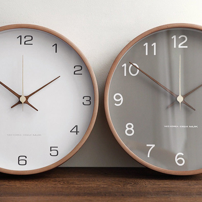 Horloge Murale en Bois Rustique – Ajout Silencieux et Intemporel à Votre Intérieur