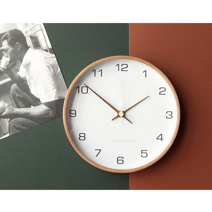 Décoration murale analogique - Horloge en bois pour la maison