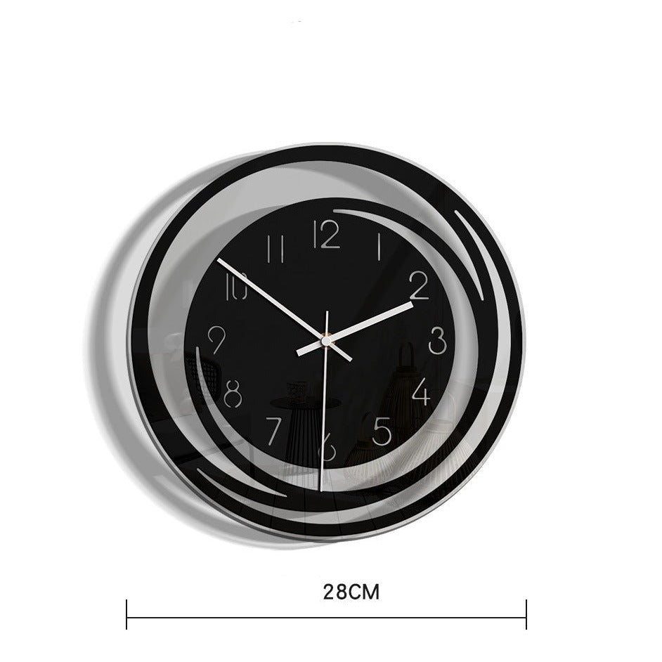 Horloge mural silencieux élégant en acrylique – Moderne et stylé