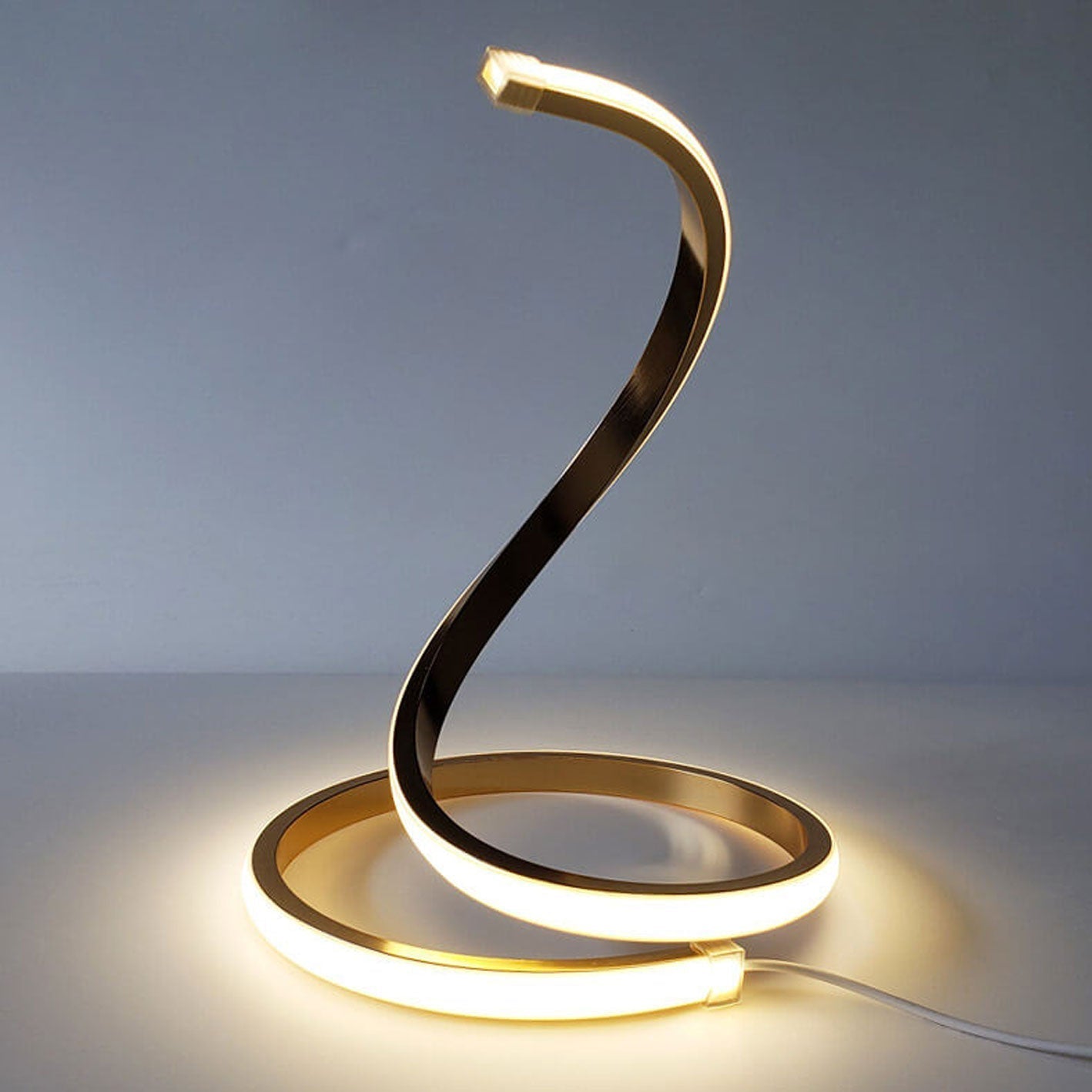 Floroux Lampe de table LED | Design de serpent créatif | Dimming tactile | Moderne & Élégant