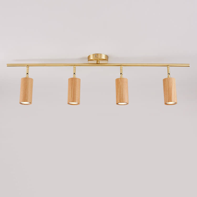 Floroux Design Nordique LED Plafonnier | Design en Bois Minimaliste | Économe en Énergie | Ambiance de Vie Moderne