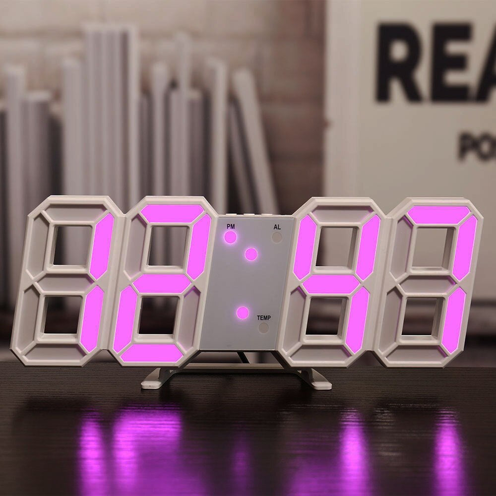 Floroux-Clock-Digital-Wall - Température et Alarme