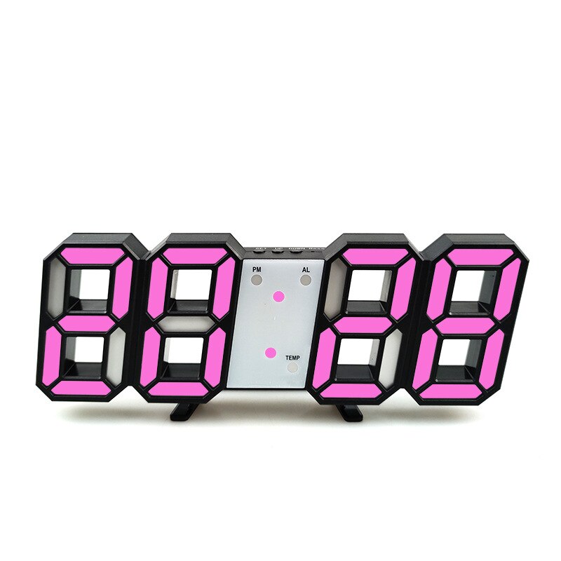 Horloge murale numérique LED avec des fonctions modernes