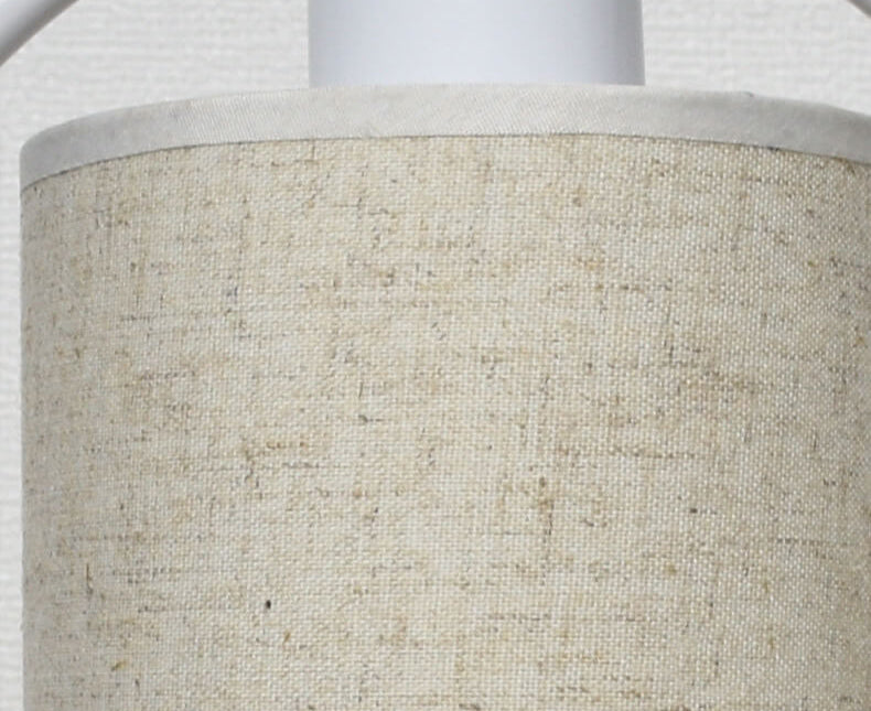 Floroux Lampe de Table Nordic | Dimmable | Abat-jour en Lin | Éclairage LED pour la Maison