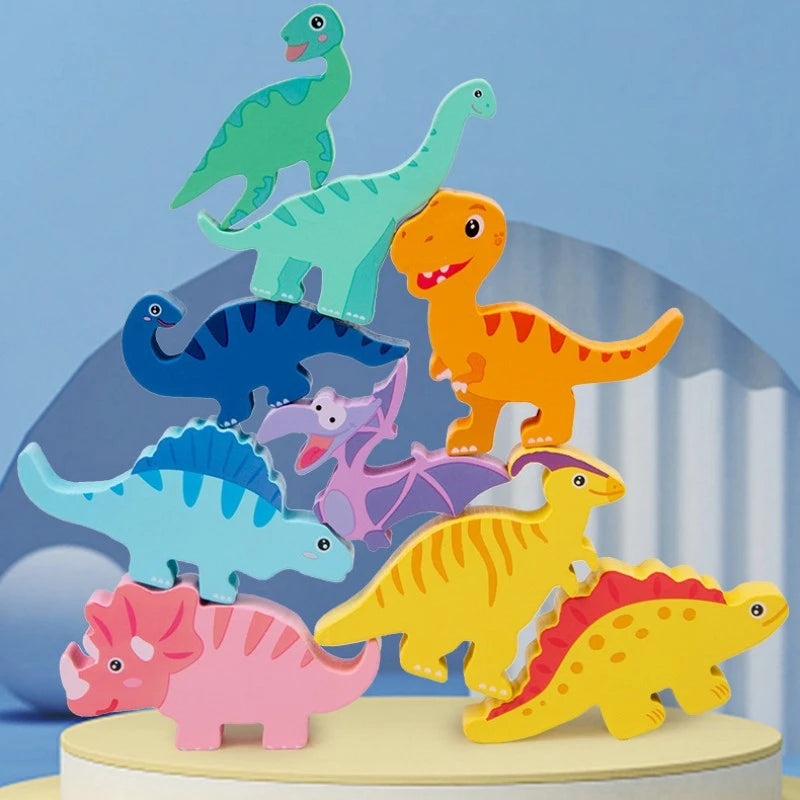 DinoStack Jeu – Jeu de Pile créatif pour Enfants
