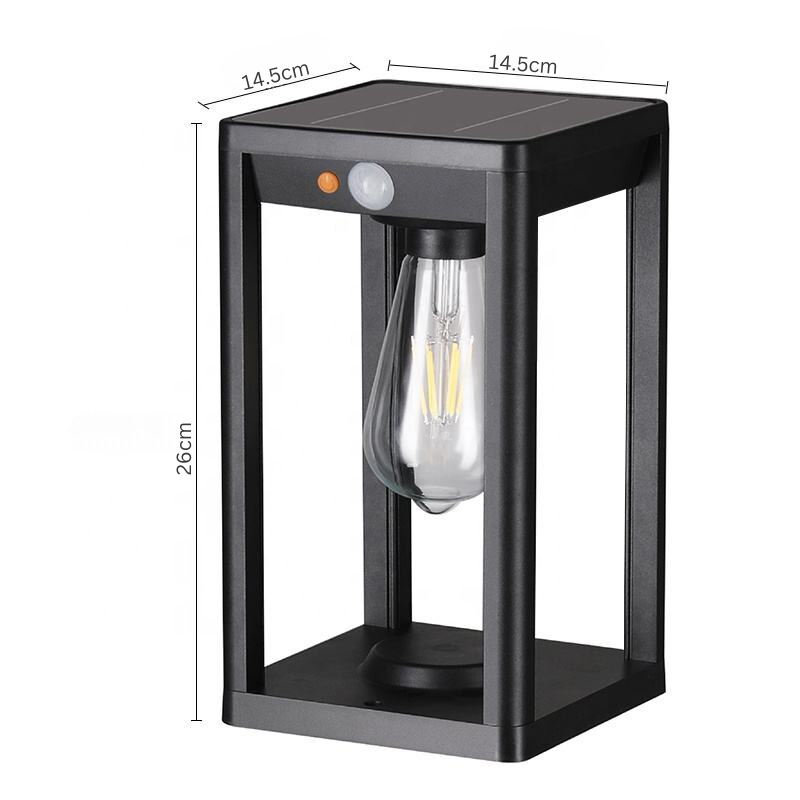 Floroux Solar Column Lamp | Powered by Solar Energy | Weather Resistant | Outdoor Lighting for Garden & Terrace