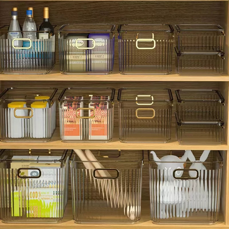 Boîte de rangement transparente pour la maison