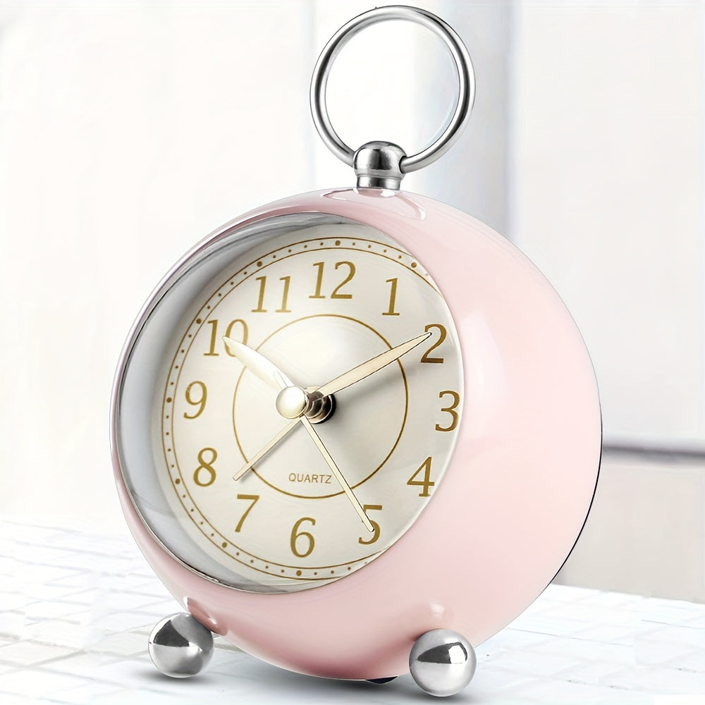 RetroTime Horloge - Réveil silencieux élégant avec éclairage nocturne