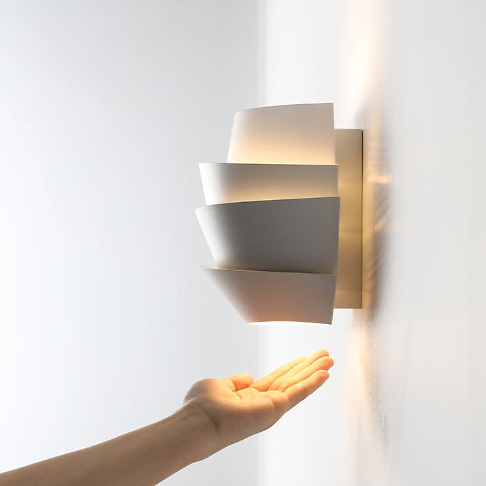 Floroux Lampe murale scandinave à double éclairage | Design moderne | Idéal pour le salon et la chambre