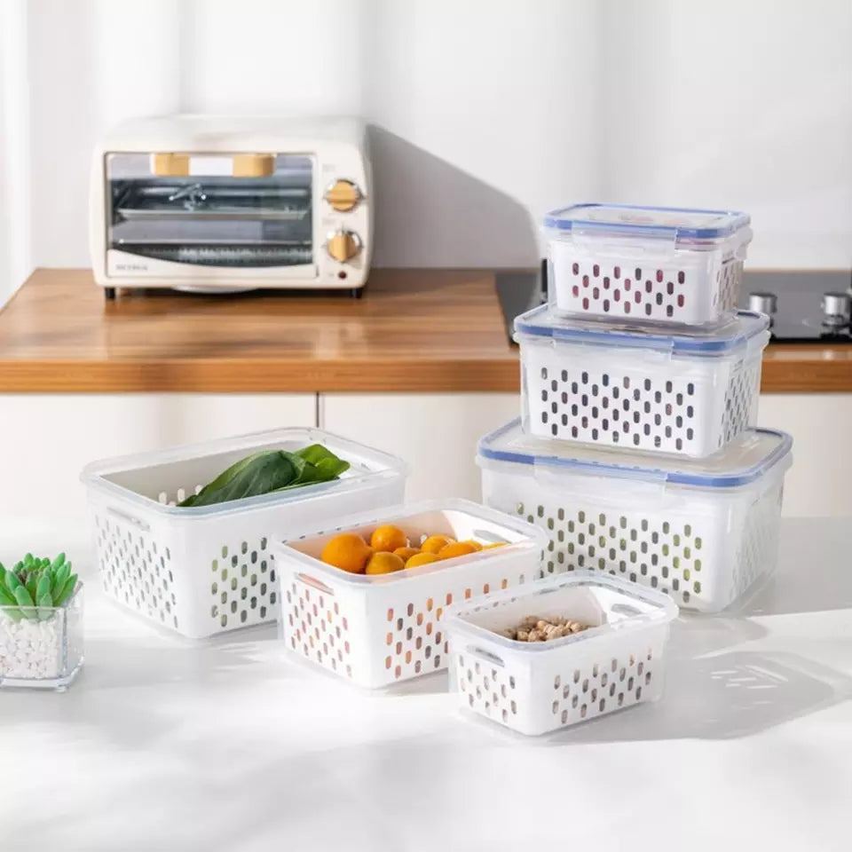 3 en 1 Récipients de Stockage Alimentaire Multifonctionnels