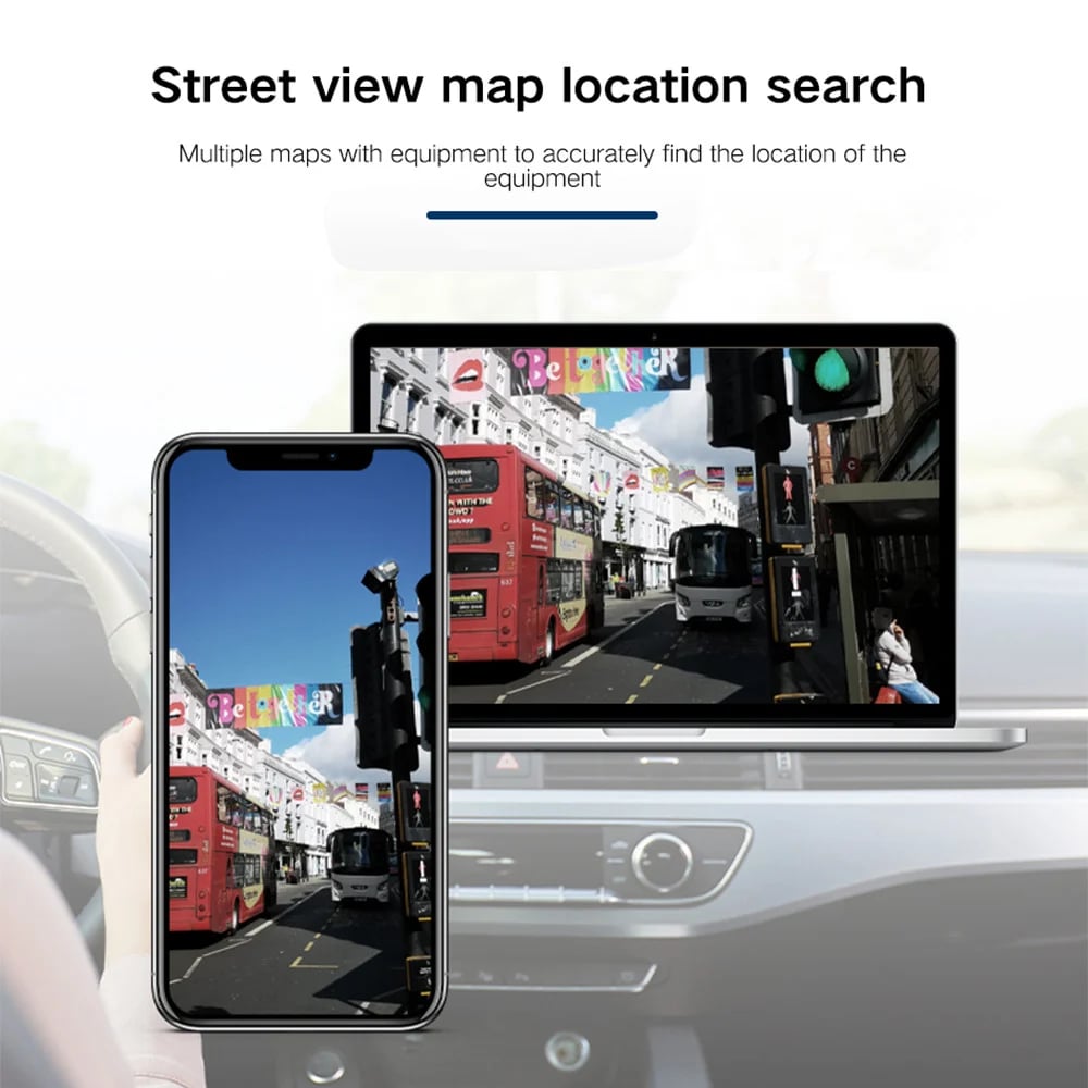 Traceur GPS magnétique pour voitures - Traceur de véhicule en temps réel avec réduction du bruit et longue durée de vie de la batterie, idéal pour la gestion de flotte et les solutions antivol