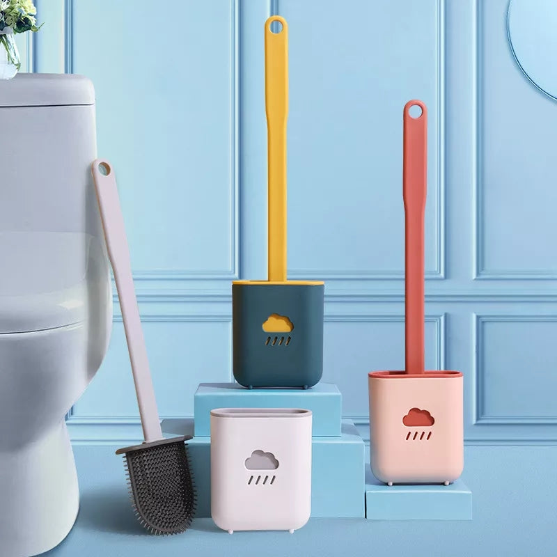 Brosse de toilette en silicone