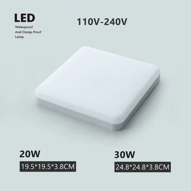 Floroux - Lampe de plafond résistante à l'humidité