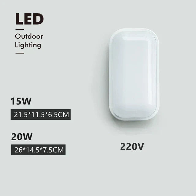 Floroux - Lampe de plafond résistante à l'humidité