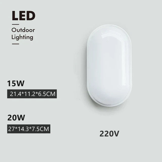 Floroux - Lampe de plafond résistante à l'humidité