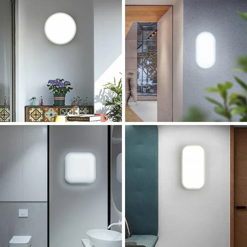 Floroux - Lampe de plafond résistante à l'humidité