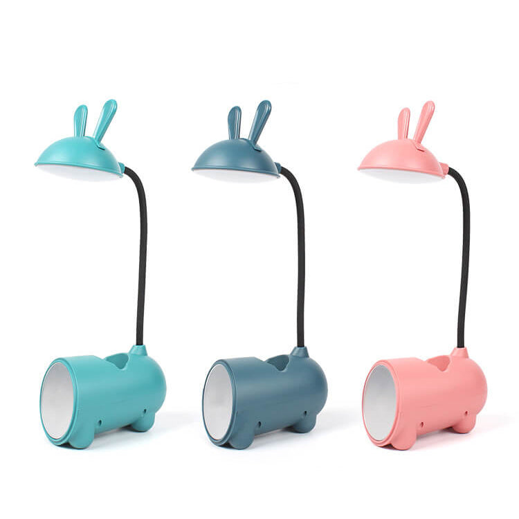 Creative Floroux LED touch lamp with pencil holder | USB charging function | Desk lamp | Children's room decoration