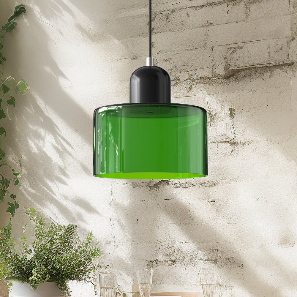 Floroux Glass Suspension | Creative Bauhaus Design | Colorful Accents | Atmospheric Lighting for Dining Room & Living Room