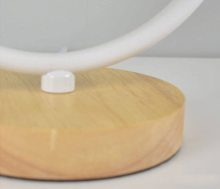 Floroux Lampe de Table Nordic | Dimmable | Abat-jour en Lin | Éclairage LED pour la Maison