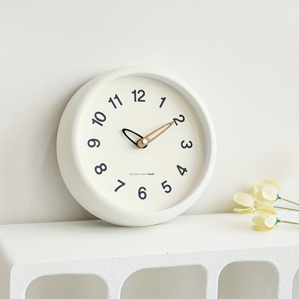 SilenceTime Horloge – Élégante Horloge Murale de 10 Pouces pour la Maison