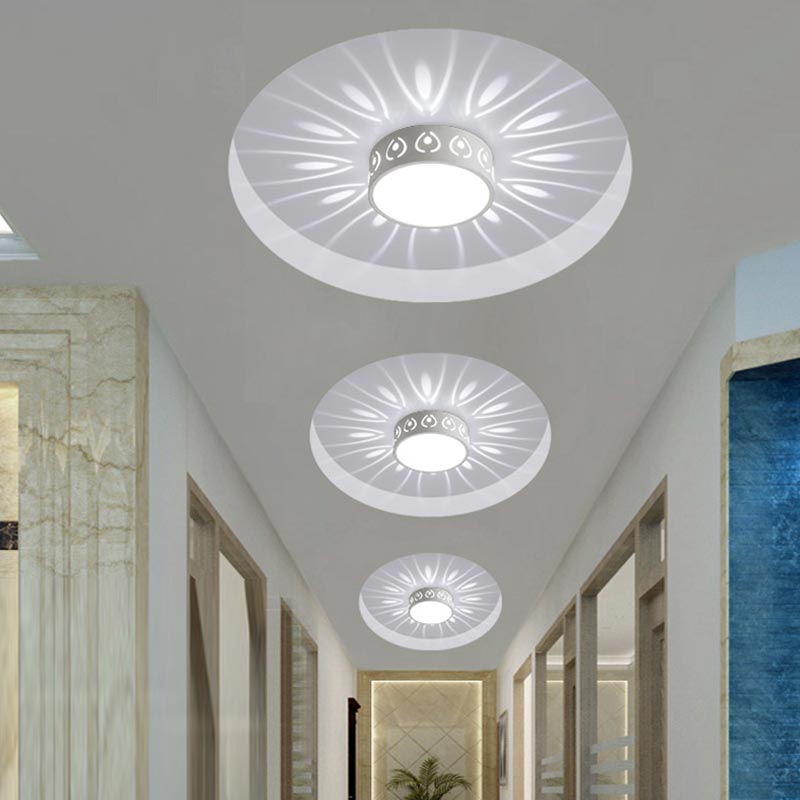 Floroux - Plafond LED moderne et élégante pour l'entrée, le couloir et le balcon
