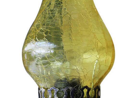 Floroux Retro Kérosène Antique Applique Murale | Design 1-Lumière | Abat-Jour en Verre | Éclairage Vintage pour Espaces de Vie