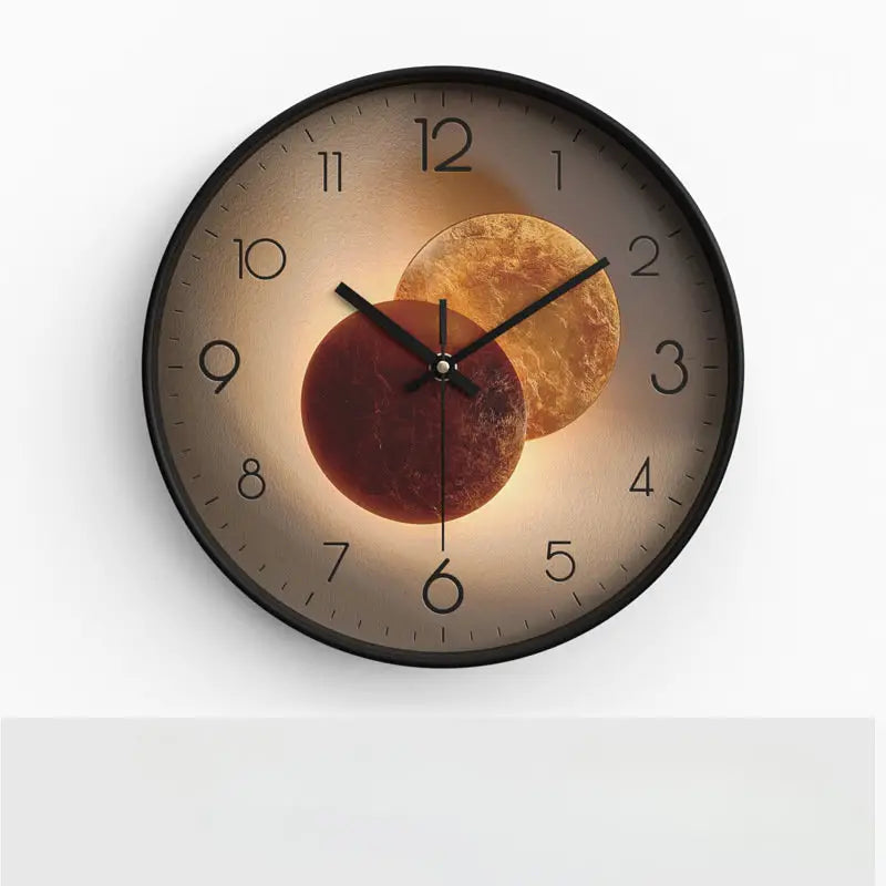 Floroux - Horloge murale stylée pour le salon et les chambres