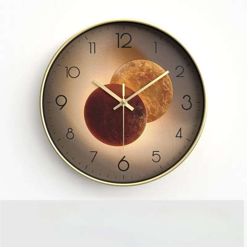 Floroux - Horloge murale stylée pour le salon et les chambres