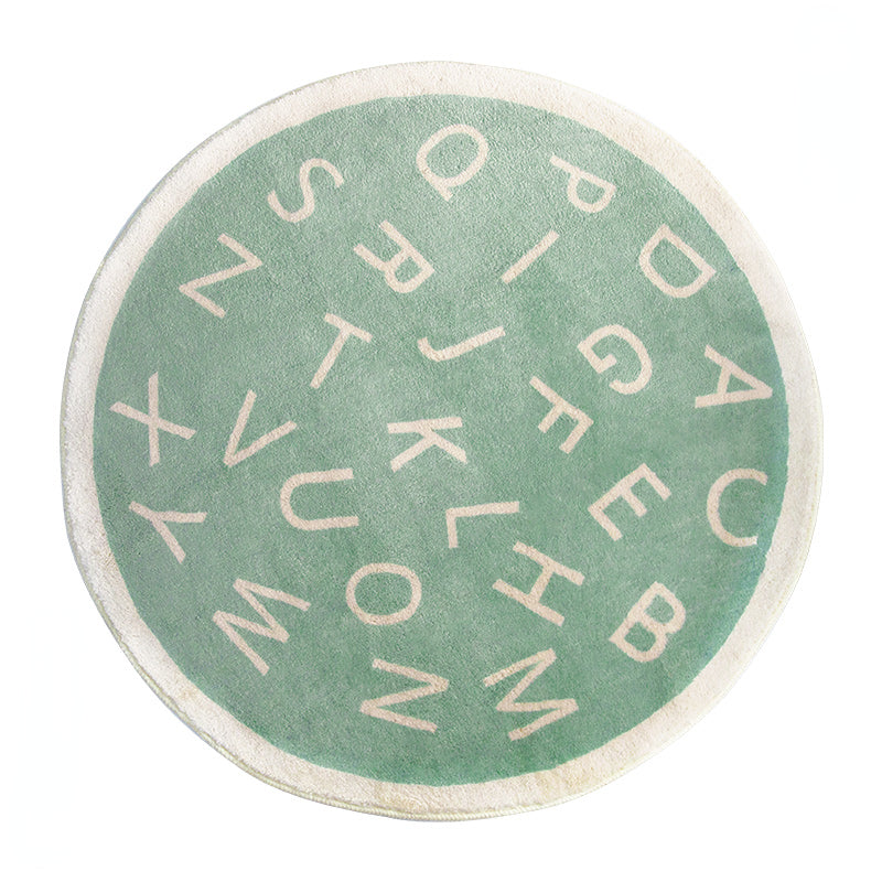 Floroux | Tapis rond mignon en cartoon pour chambre d'enfants