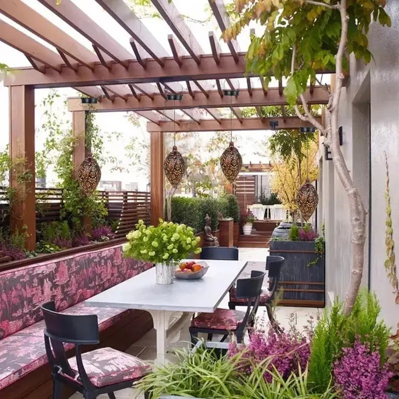 Floroux | Lampe suspendue vintage et élégante