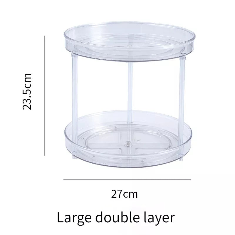 Organisateur transparent rotatif / lazy Susan