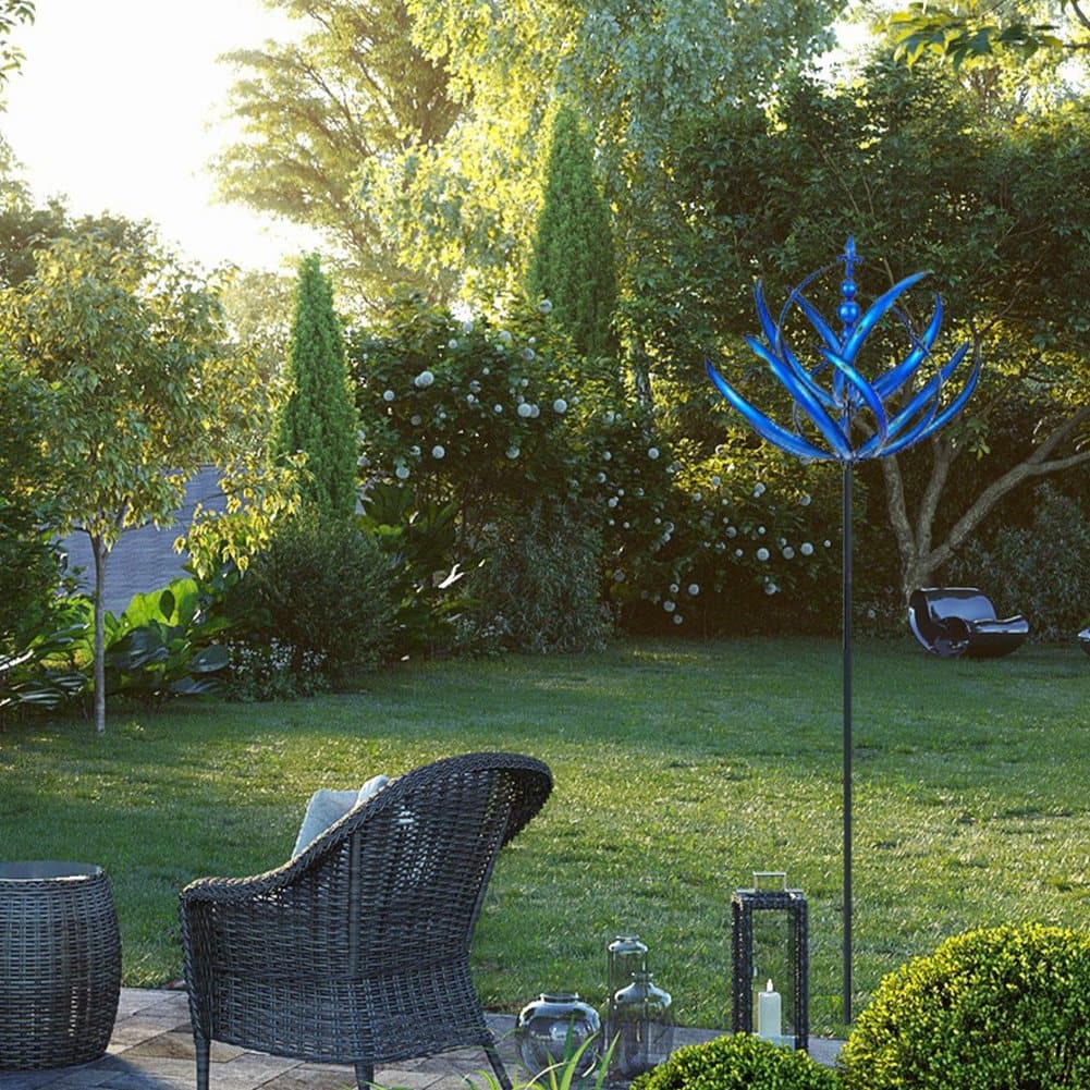 WindTwirl – Modern Moulin à Vent de Jardin pour L'extérieur