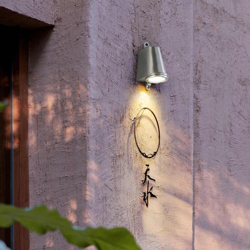 Floroux Lampe Murale Extérieure en Métal en Forme de Cloche