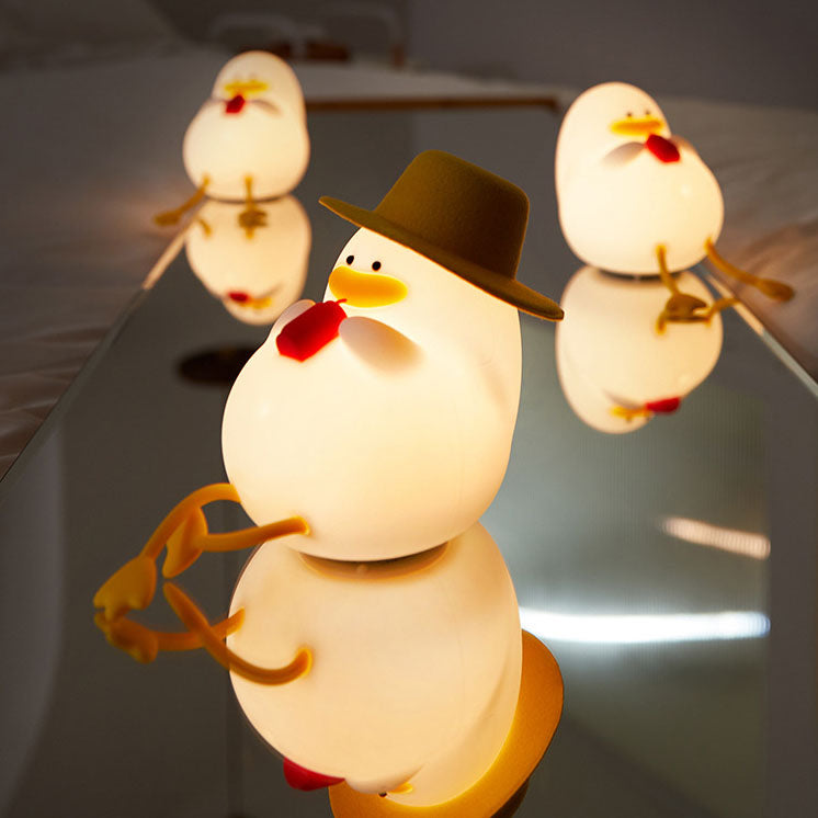 Lampe de nuit LED en silicone Duck