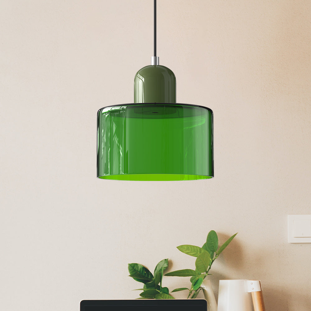 Floroux Glass Suspension | Creative Bauhaus Design | Colorful Accents | Atmospheric Lighting for Dining Room & Living Room