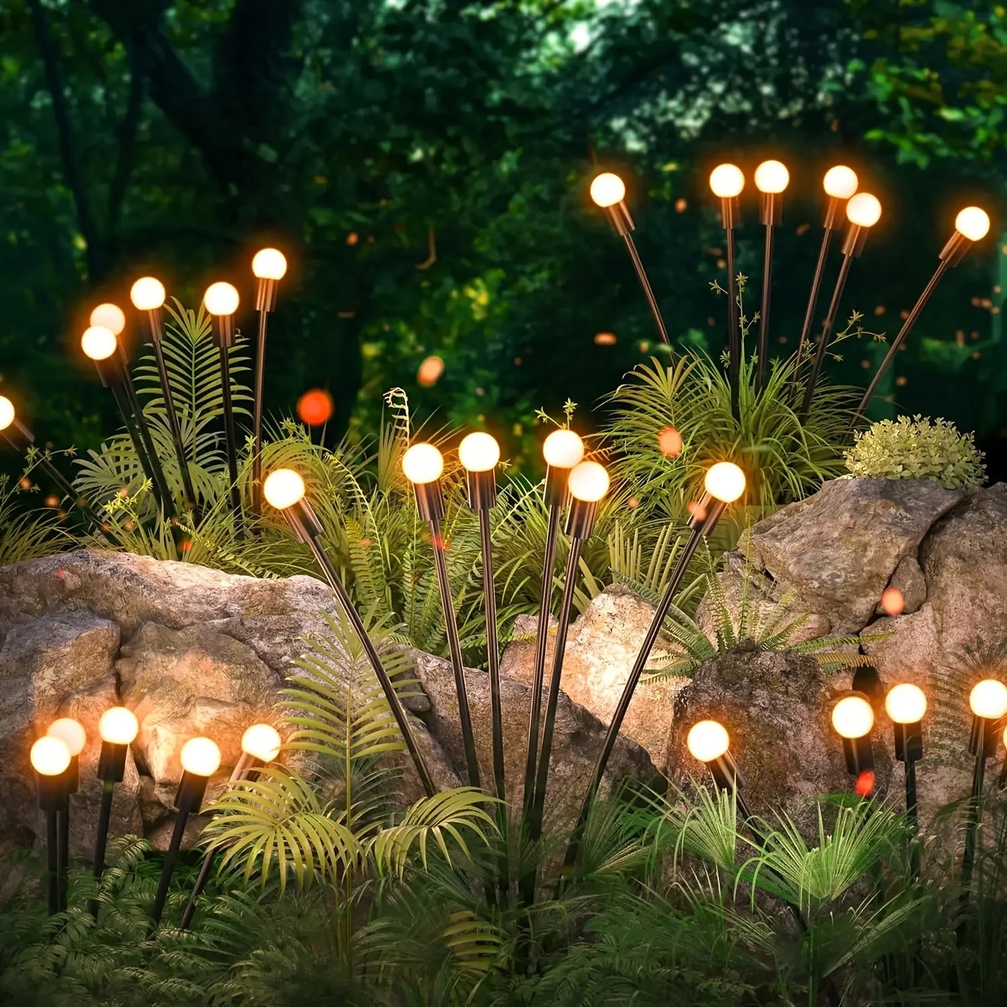 SolarFirefly Lights - Décoration de jardin LED élégante pour l'extérieur