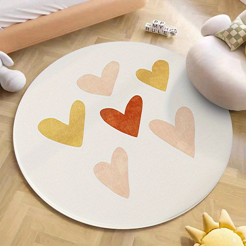 Floroux Charme Tapis de Salon | SnuggleRug avec Dossier Antidérapant