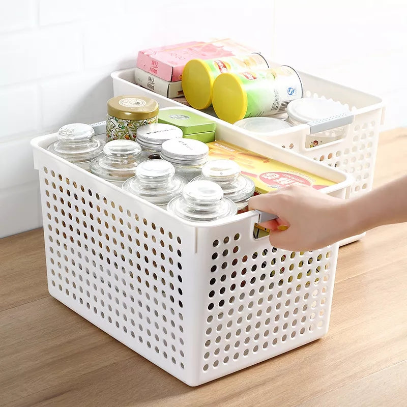 Panier de rangement en plastique