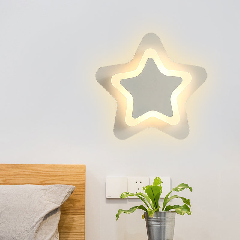 StellarGlow – Applique Murale LED Scandinave pour Enfants