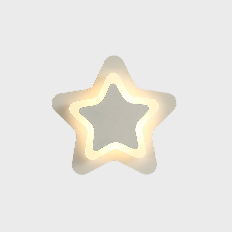 StellarGlow – Applique Murale LED Scandinave pour Enfants