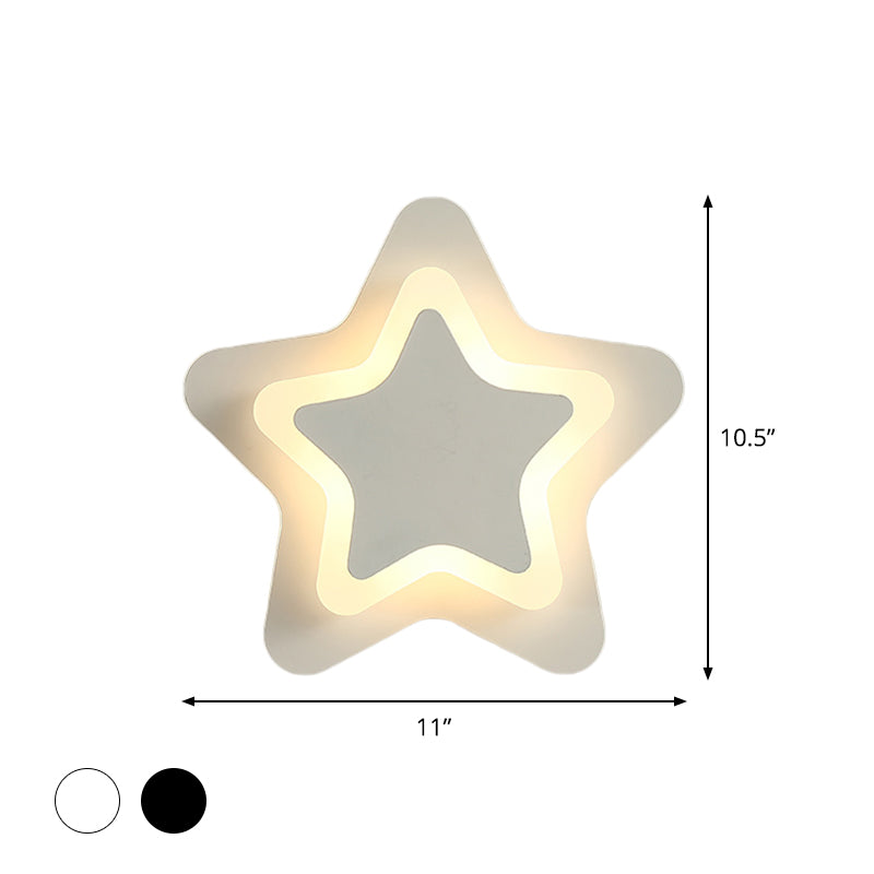 StellarGlow – Applique Murale LED Scandinave pour Enfants