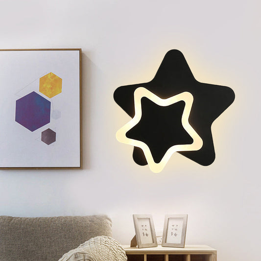 StellarGlow – Applique Murale LED Scandinave pour Enfants